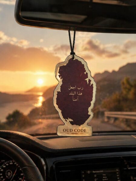 OUD CODE Qatar Map Car Freshener